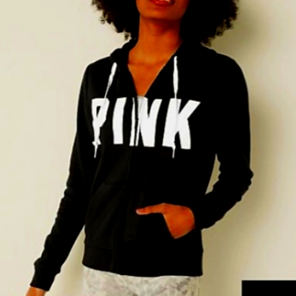 Nwtib. VS PINK LOGO zip-up hoodie - Picture 1 of 1